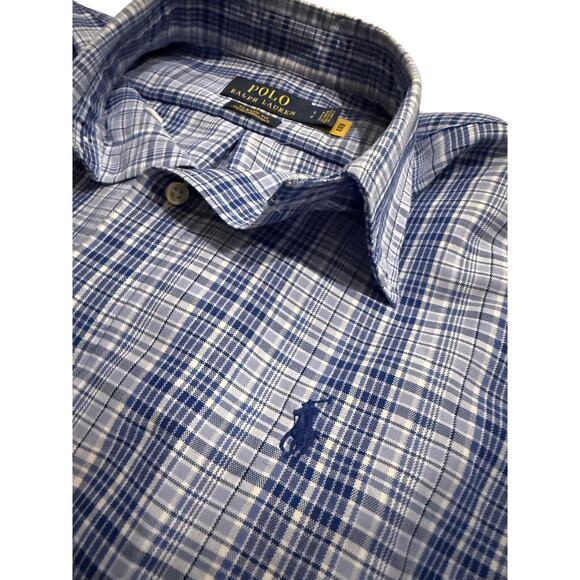 Men Polo Ralph Lauren Classic Fit Size Small Plaid Button Up - Picture 1 of 7